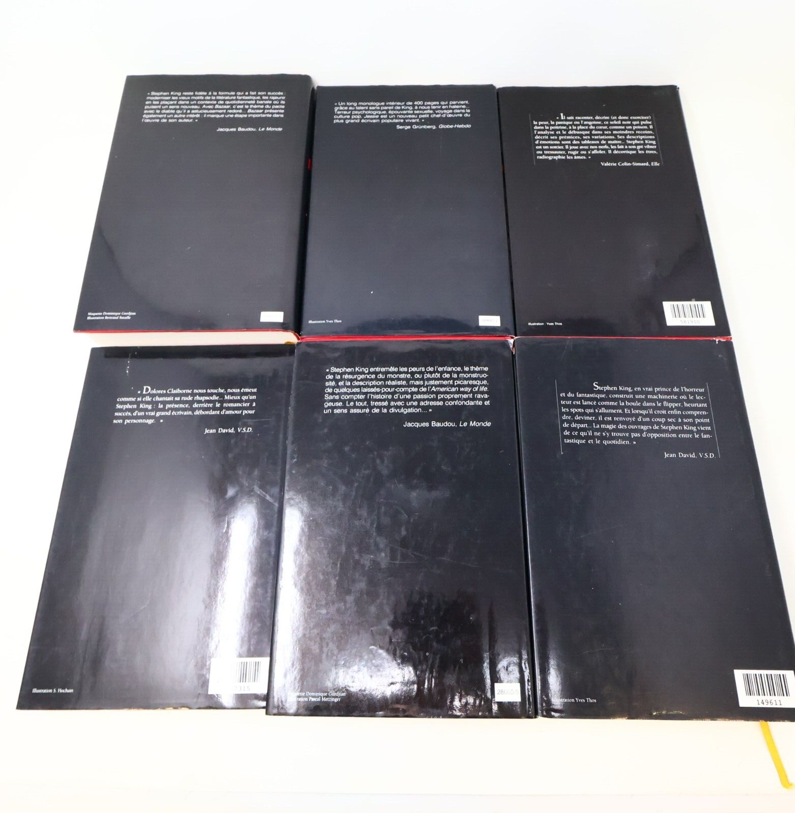 Lot 10 Livres Stephen King France-Loisirs/JCLattès Charlie Shinning Français