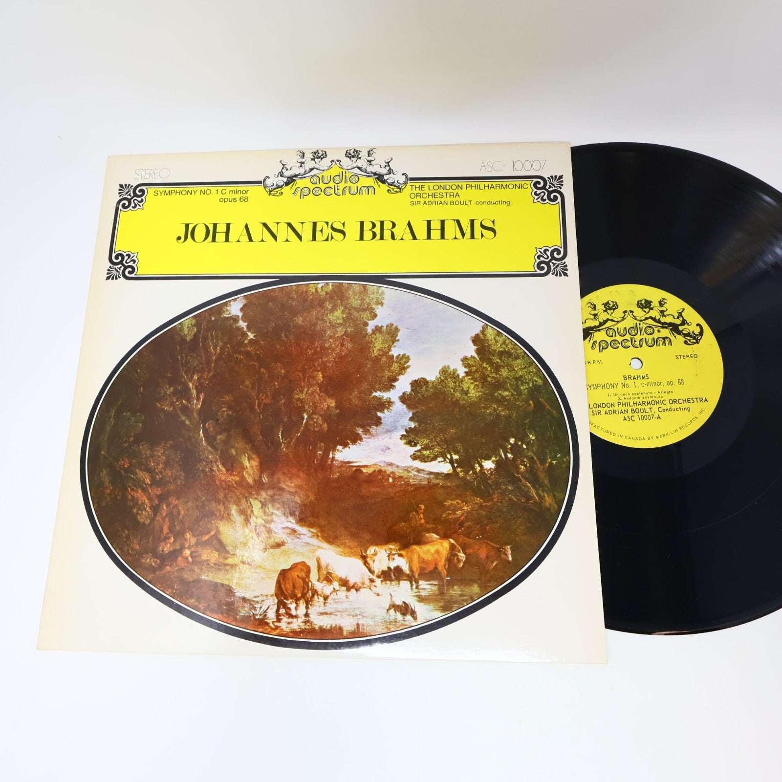 Sir Adrian Boult Johannes Brahms London Philharmonic Orchestra Record ASC-10007