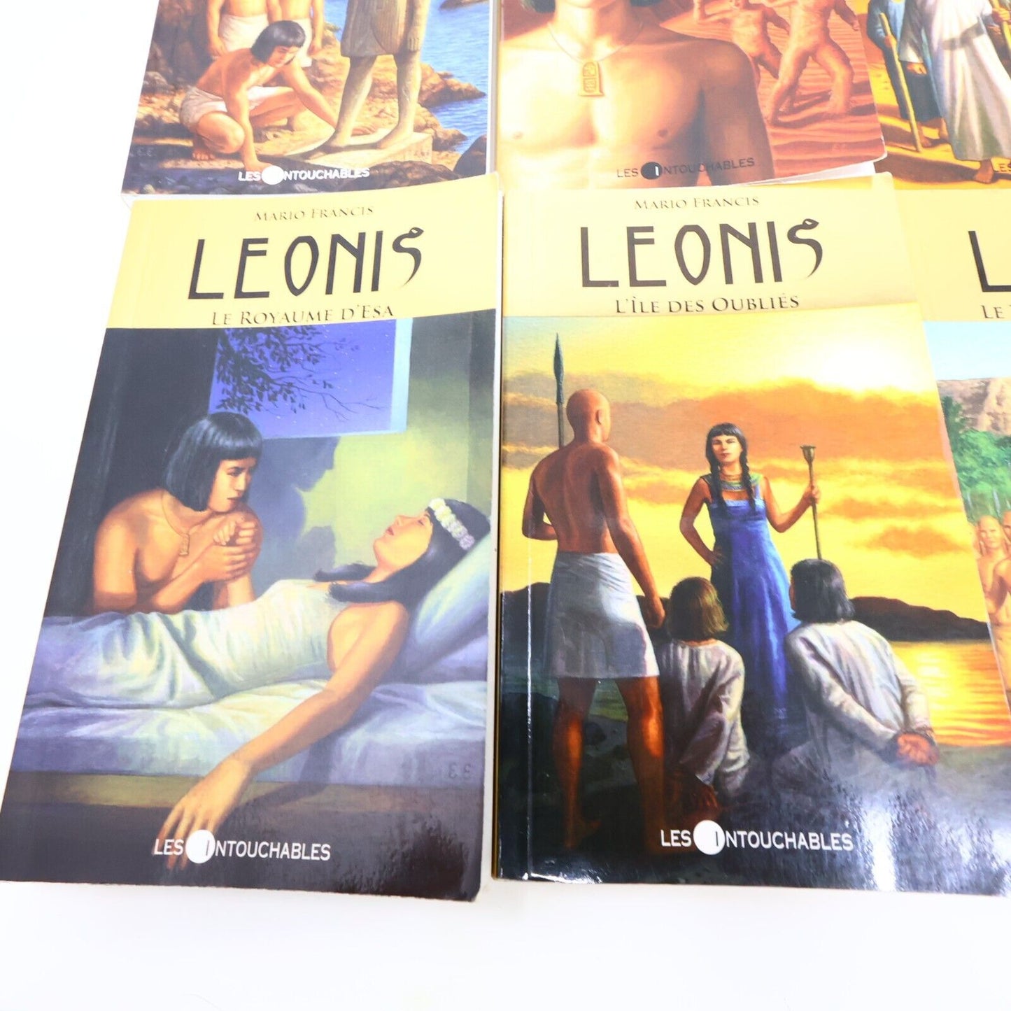 Lot 12 Livres Leonis #1-12 de Mario Francis Les Intouchables Série Complète Book