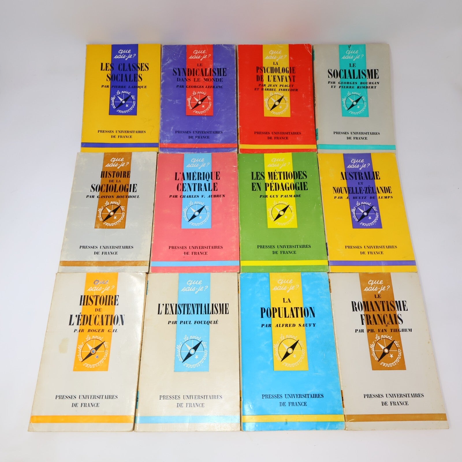 Que Sais-Je? Lot 26 Livres Éducation Géographie Société et Culture PUF Français