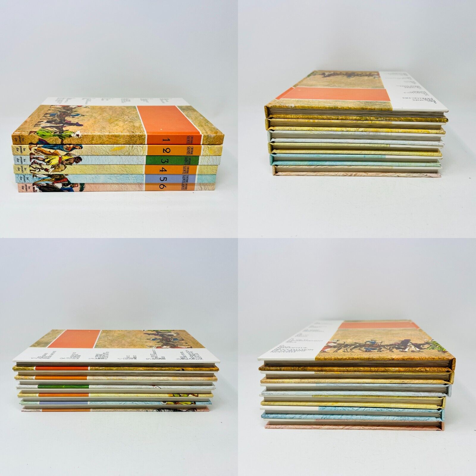 1963 Coffret L'Histoire Sainte pour Garçons et Filles #1-6 Complet Presses D'Or