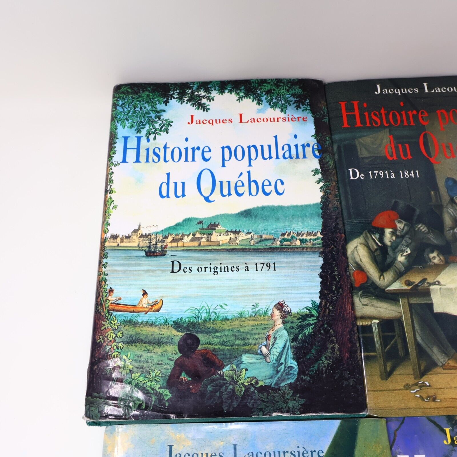 Lot 4 Livres Histoire Populaire du Québec #1-4 Jacques Lacoursière Français HC