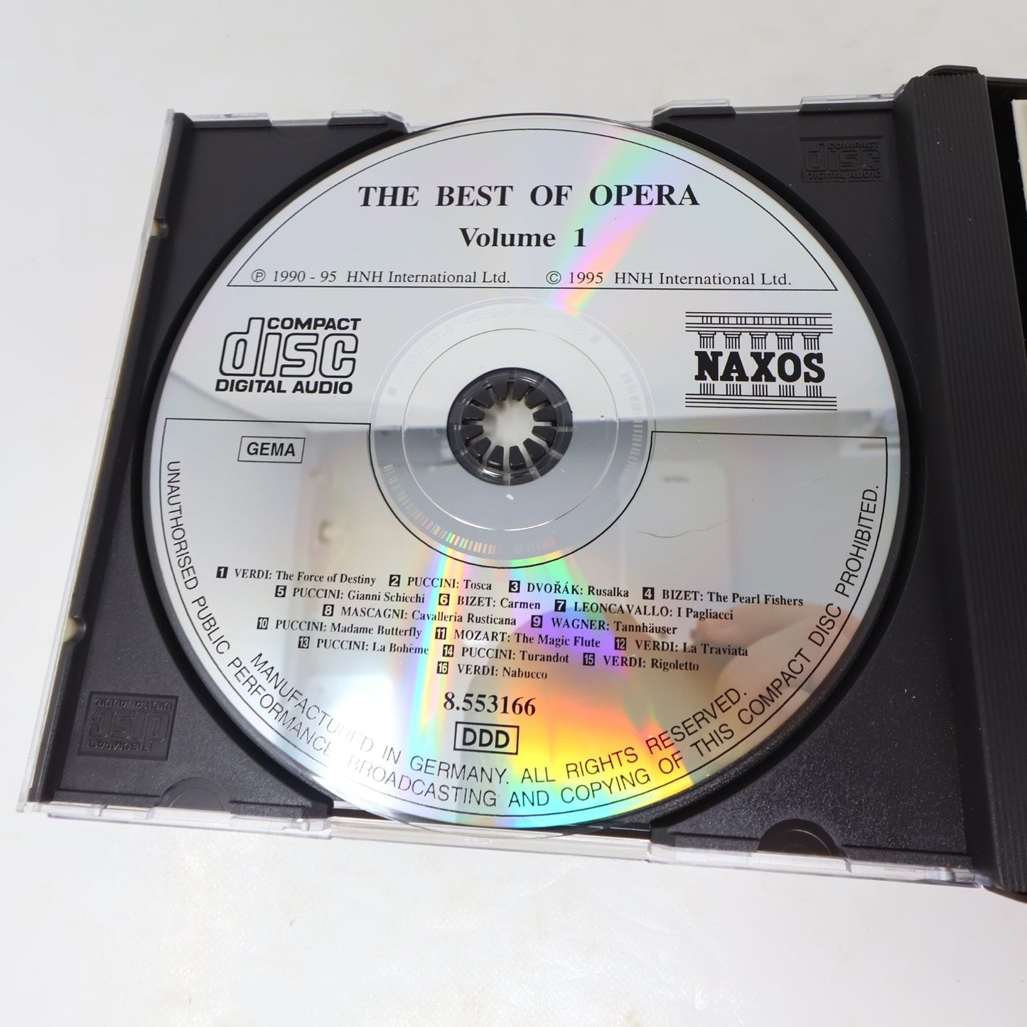 Naxos Collection The World of Opera CD 1996 3 Disc Set Classical Verdi/Puccini