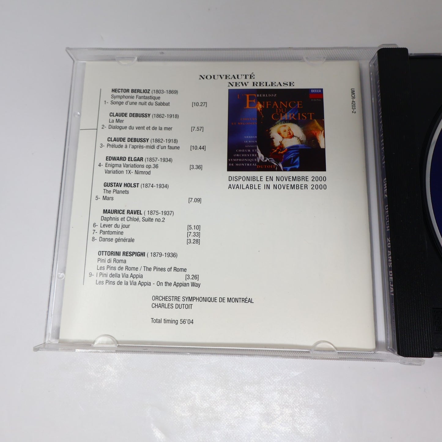 Charles Dutoit Lot 2 CD Dutoit-Montréal Chez Decca 20 Ans Déjà/Les Années Dutoit