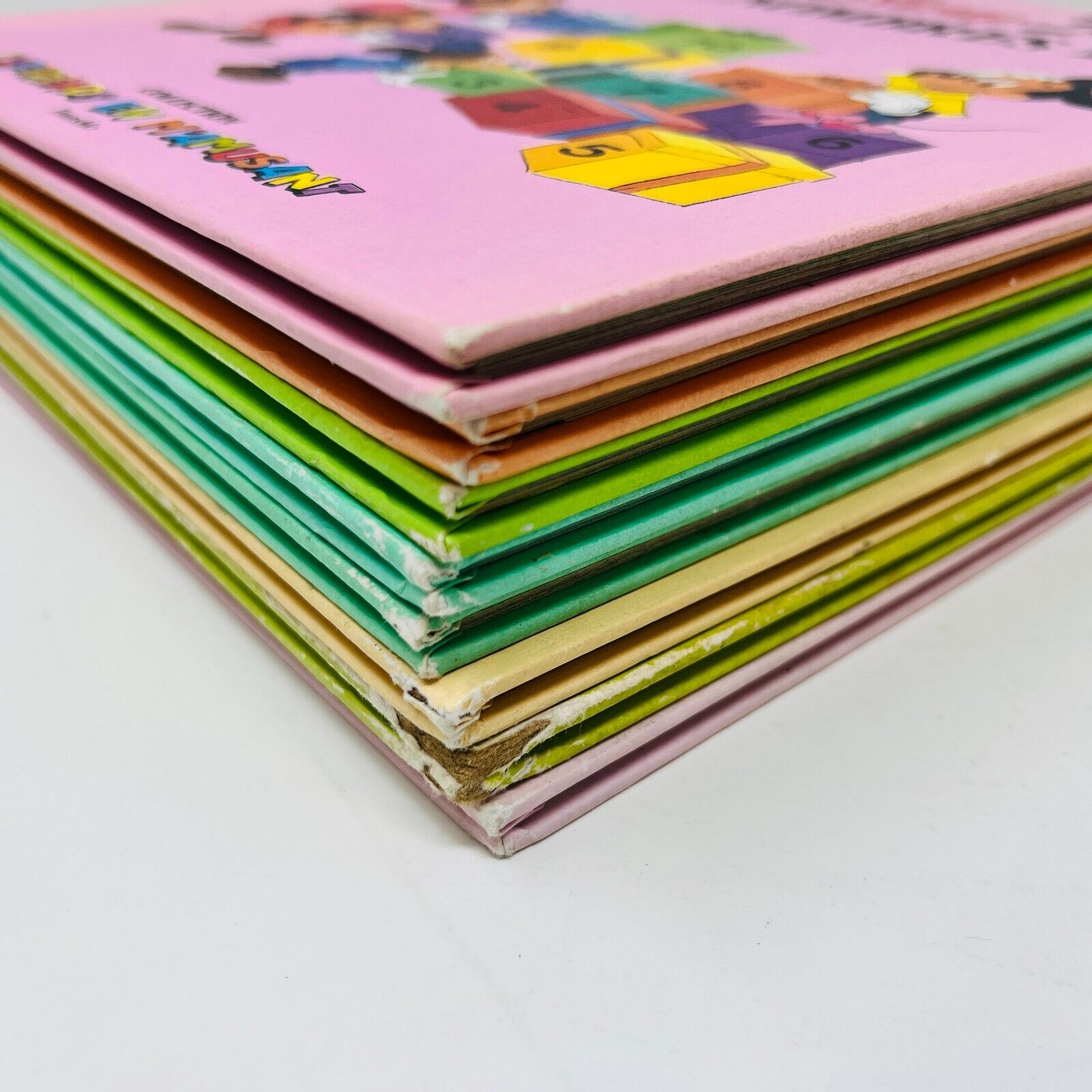 8x J'Apprends en m'Amusant Walt Disney Livres Français/French Children Lot 80s