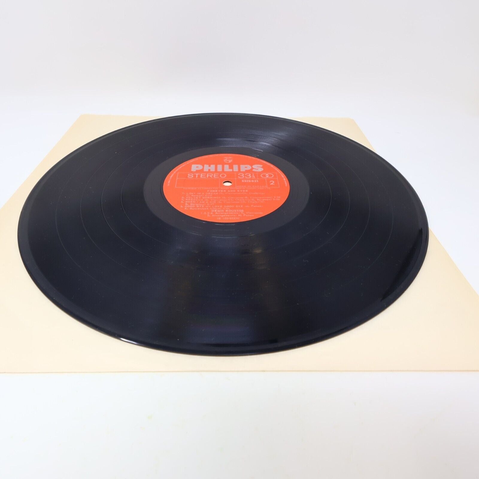 Démis Roussos Forever And Ever LP Record 6325 021 Canada My Friend The Wind 70s