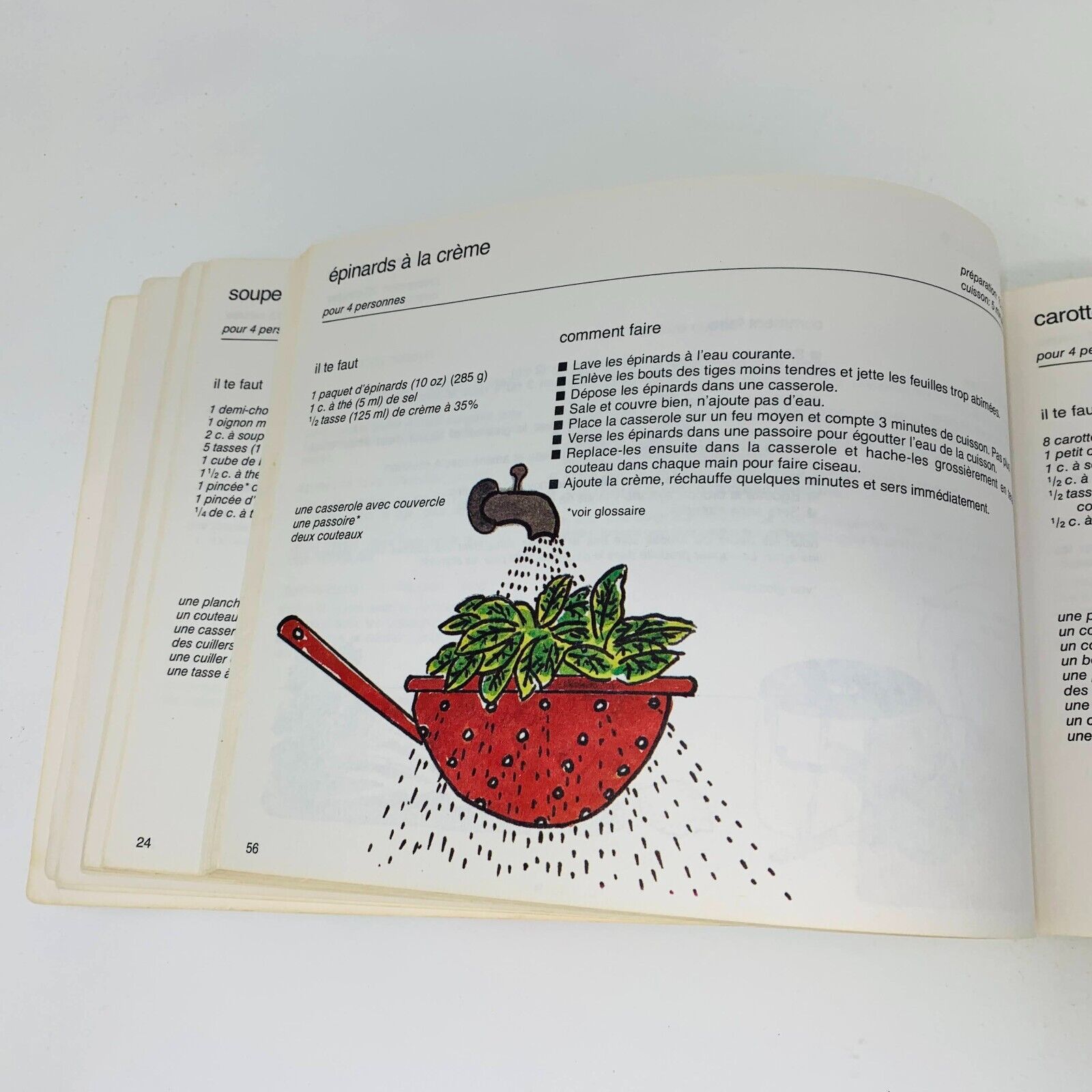 1976 Qu'est-ce qui Mijote? Cuisine pour Débutants La Presse Livre Recettes Vtg