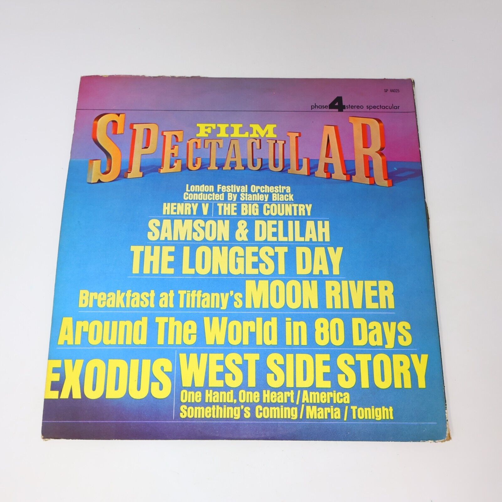 Stanley Black London Festival Orchestra Film Spectacular LP SP 44025 Movie Music