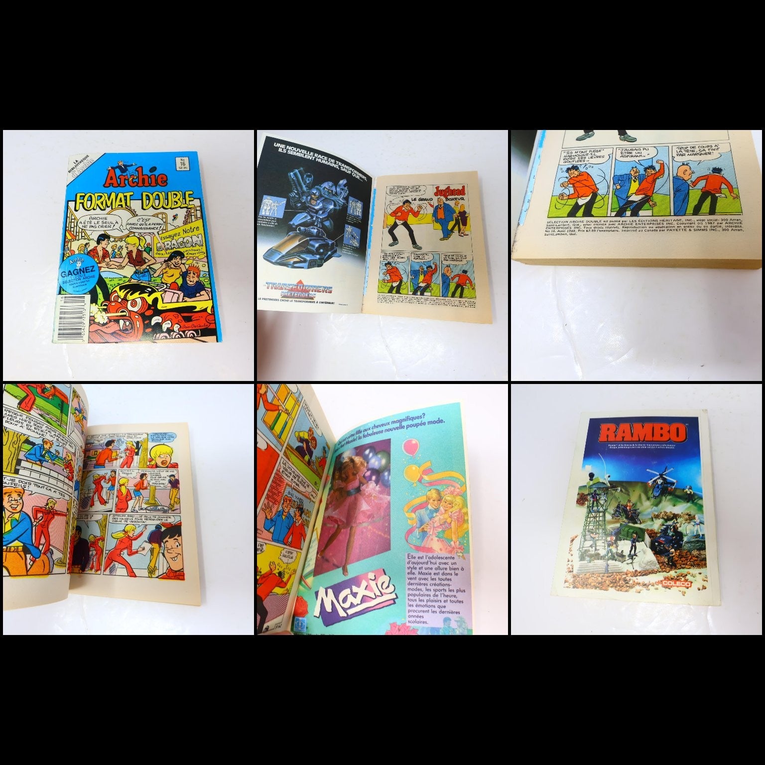 Archie & Jughead Lot 25 BDs Selection/Format Double/Rions C'est L'heure Français