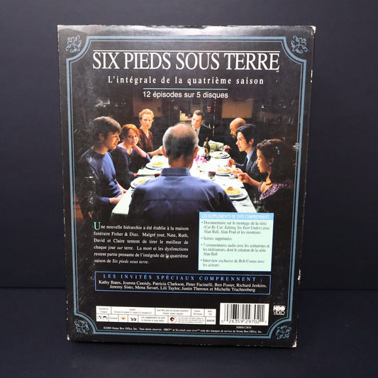 Six Pieds Sous Terre/Six Feet Under Saison 4 DVD Testé 2005 NTSC Français/French