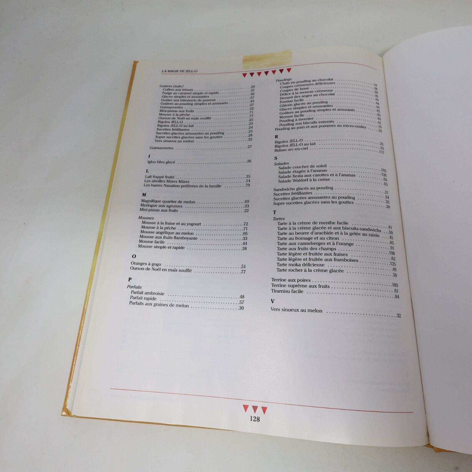 1997 La Magie de Jell-O Desserts et Goûters 100 Recettes Cuisine Boyer/Gingras