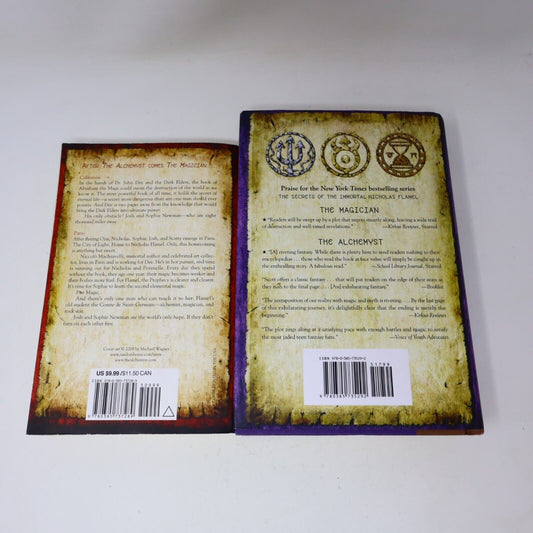 Lot 2 Books The Secrets of the Immortal Nicholas Flamel #2-3 by Michael Scott