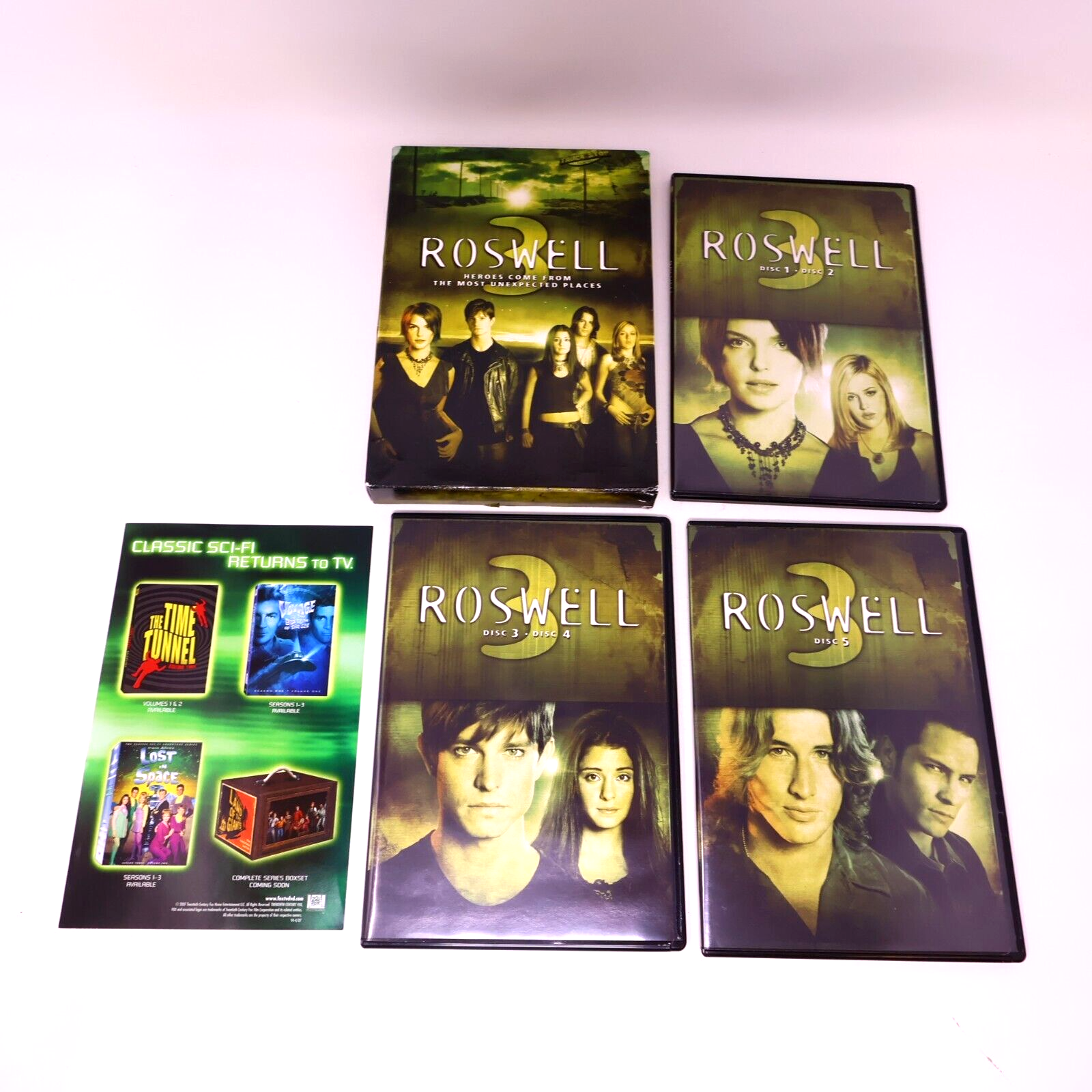 Roswell Season #3 DVD Tested 16:9 English TV Series Region 1 Katherine Heigl