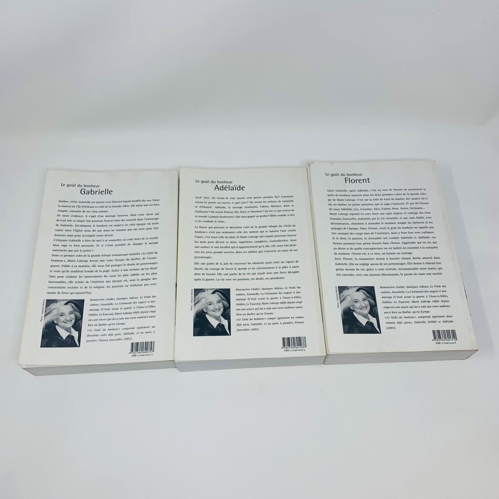 Trilogie Le Goût du Bonheur #1-3 Marie Laberge Boréal Français Gabrielle Livres
