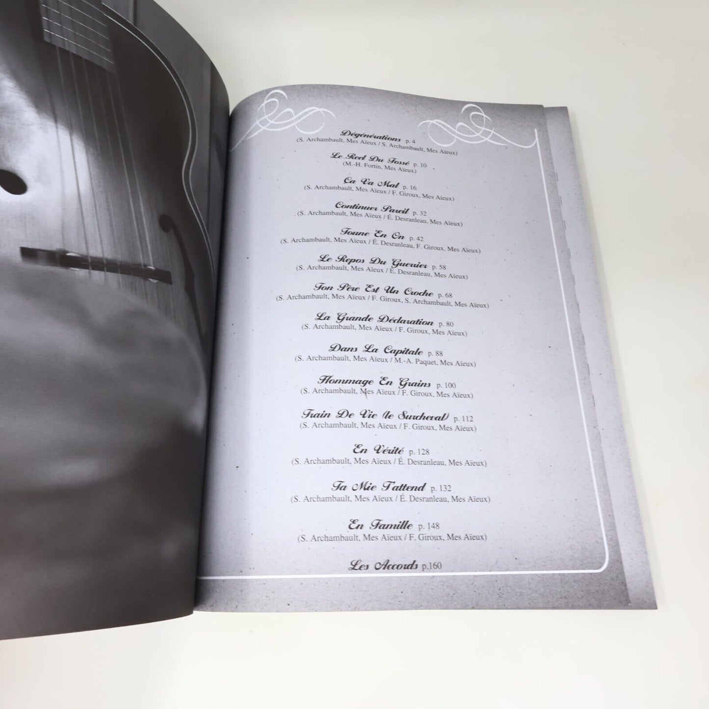 2007 En Famille Les Partitions Musicales de Mes Aïeux Dégénération Songbook PB