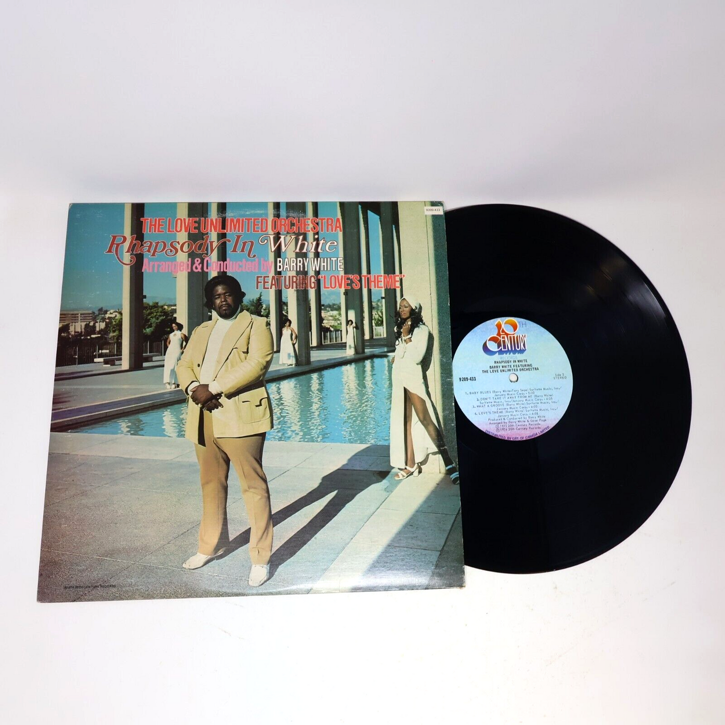 The Love Unlimited Orchestra Rhapsody in White Record 9209-433 Canada 1974 Barry