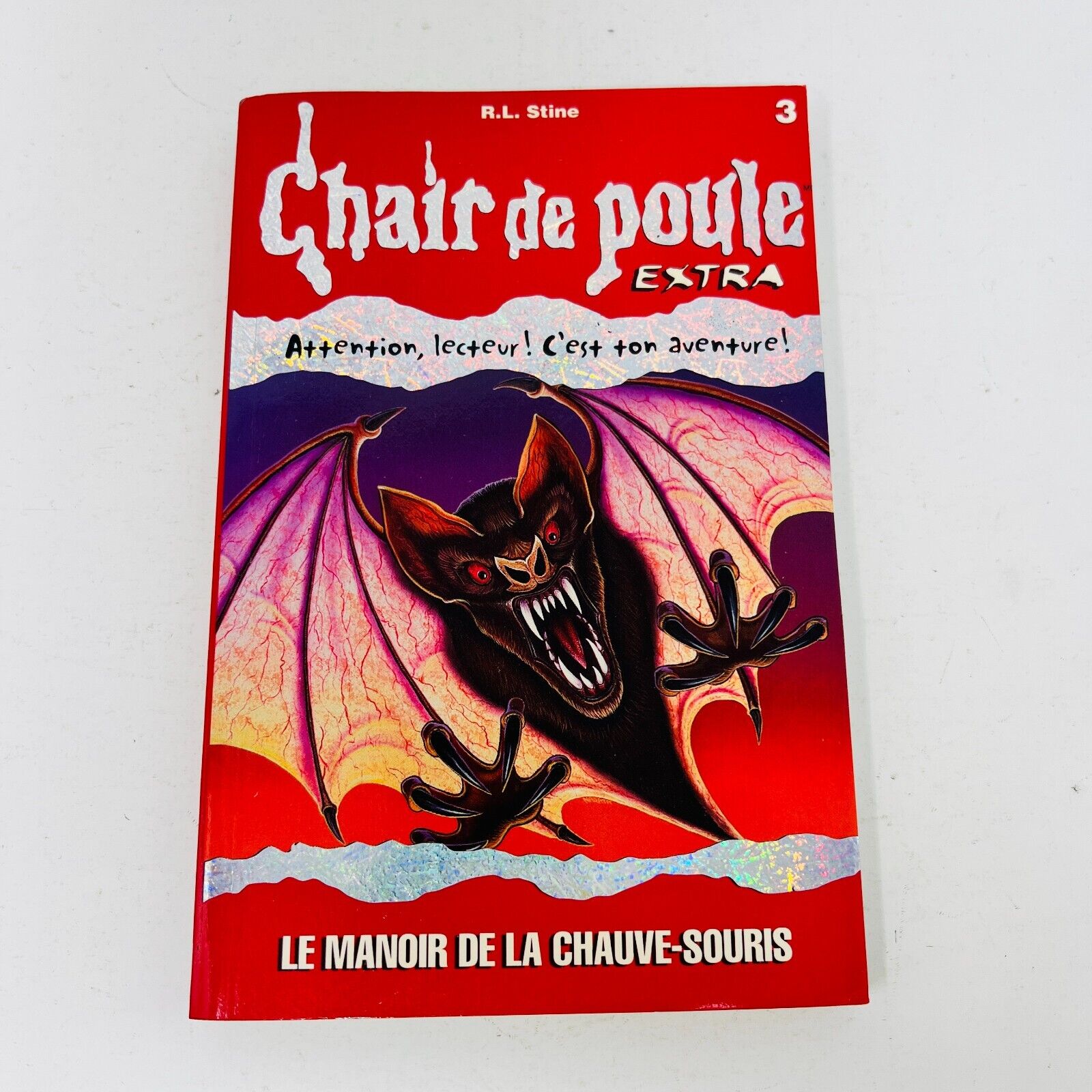 4x Chair de Poule Extra #2-3 6-7 de R.L. Stine EH Lot en Français/French Tic Toc