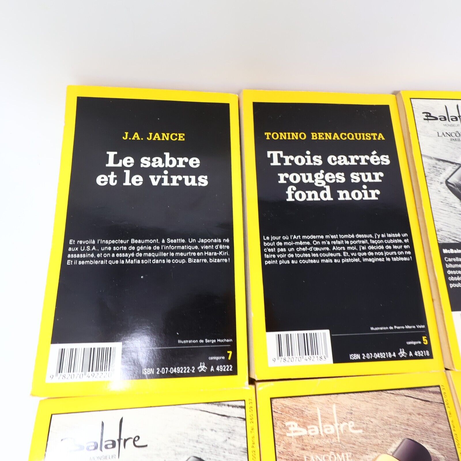 Série Noire Roman Policier Lot 11 Livres Le Sabre et le Virus Nids de Poulets PB