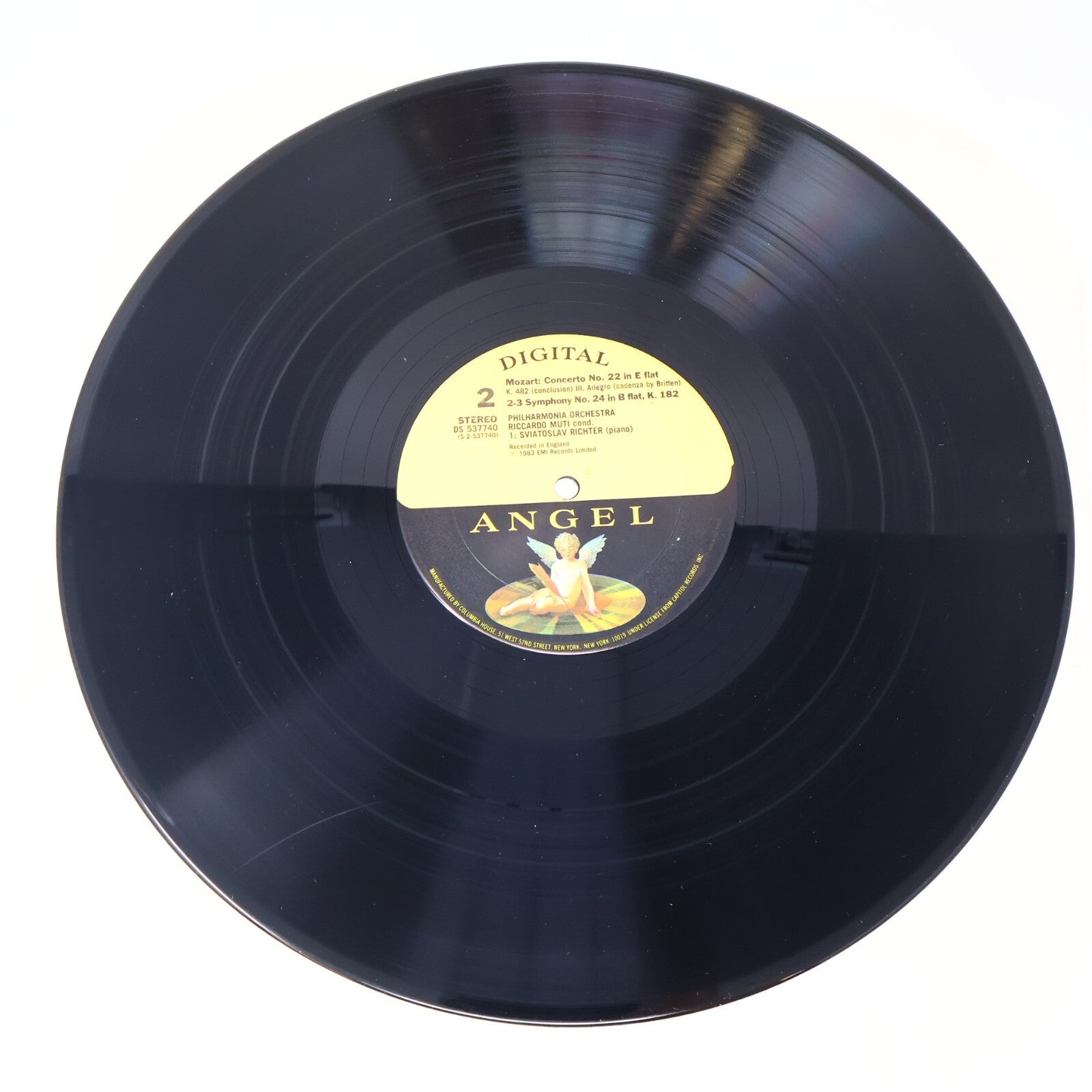 Riccardo Muti Sviatoslav Richter Wolfgang Amadeus Mozart Record DS 537740 EMI