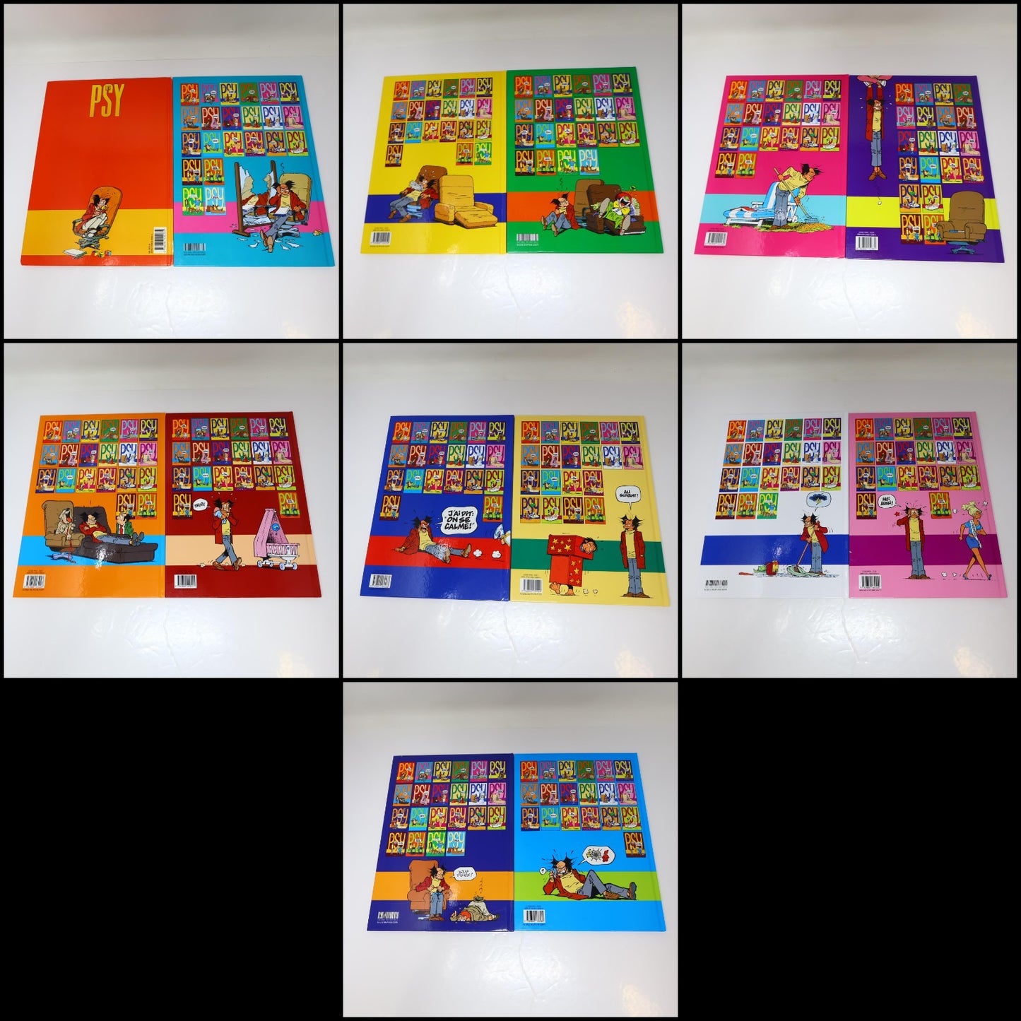 Les Psy #1-14 Lot 14 Bandes dessinées Bédu/Raoul Cauvin Dupuis Dites-Moi Tout!