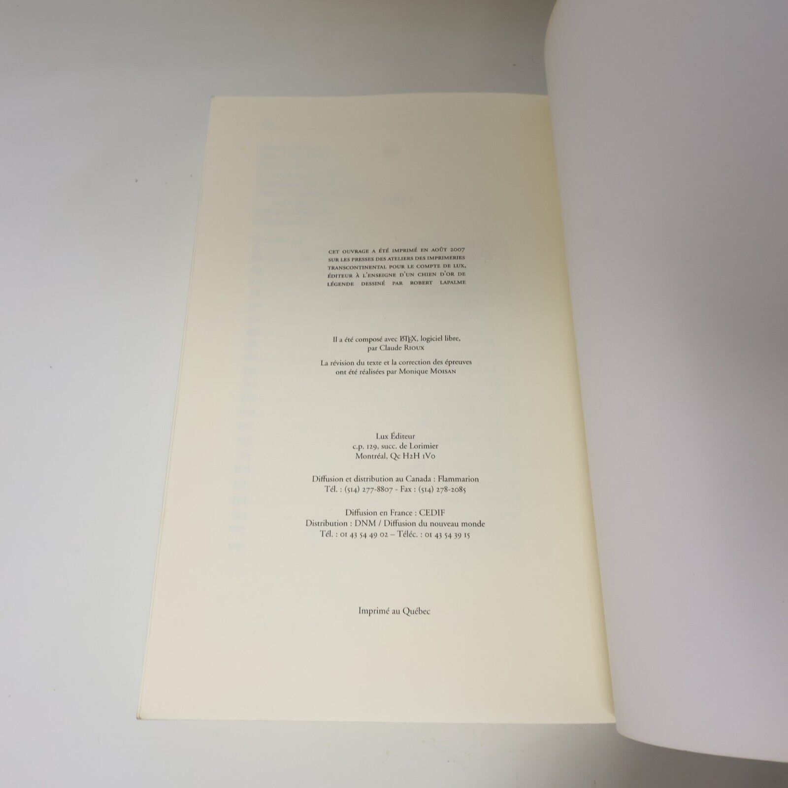 2007 Bourgault de Jean-François Nadeau Biographie Politique Québec Luxediteur PB