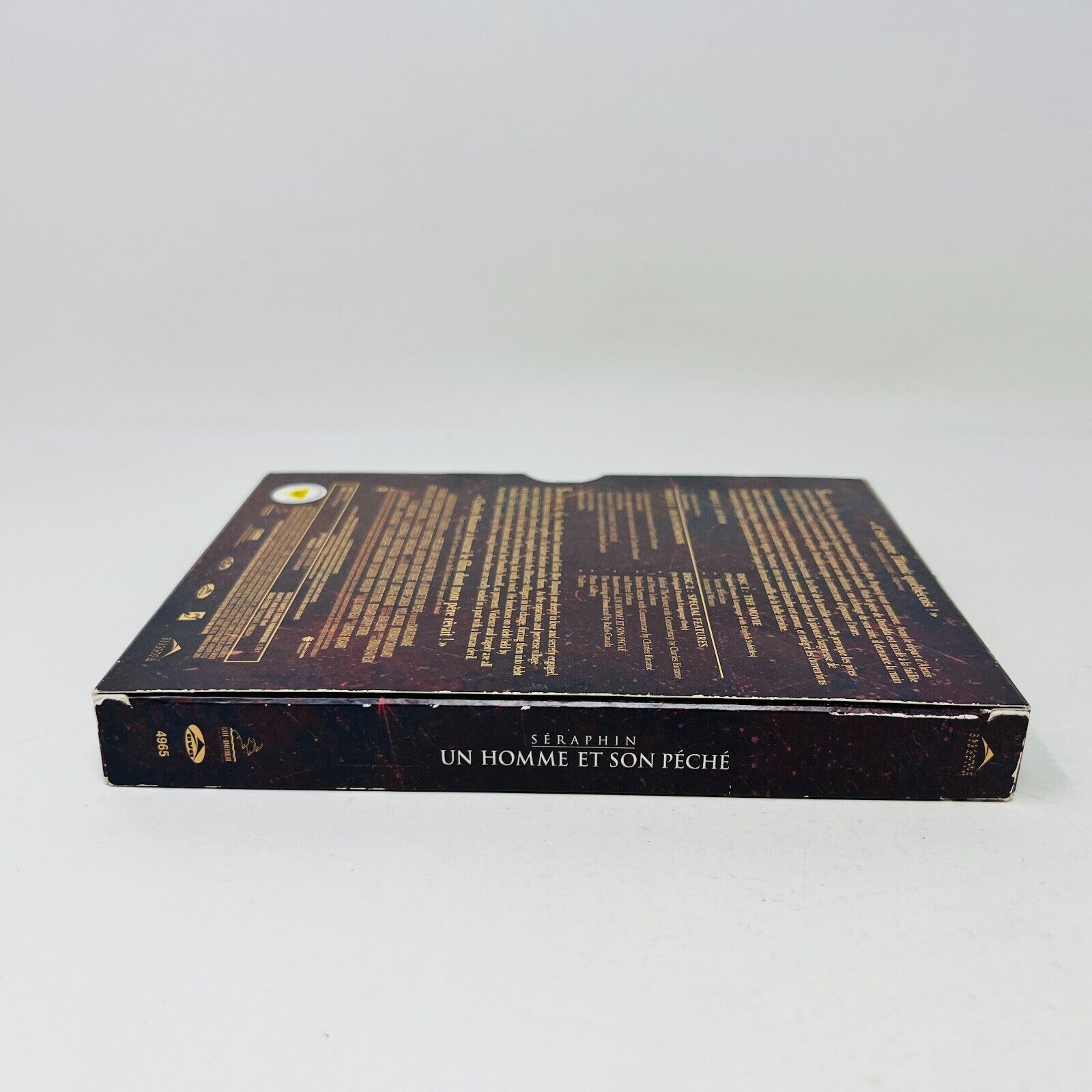 Séraphin Un Homme et son Péché Édition Spéciale DVD Roy Dupuis/Karine Vanasse