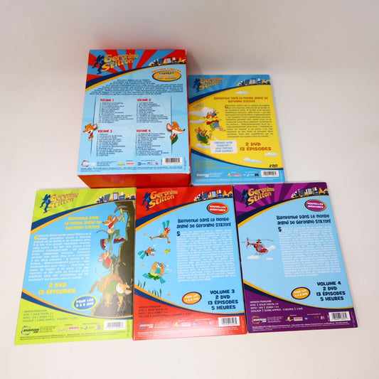 Coffret Geronimo Stilton Saisons 1 & 2 DVD Édition Limitée Testé NTSC Français