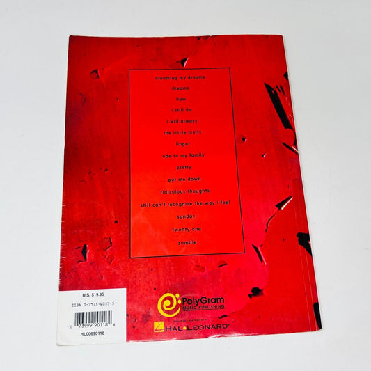 The Best of the Cranberries for Guitar Songbook Hal Leonard PB 90s Dreams/Linger