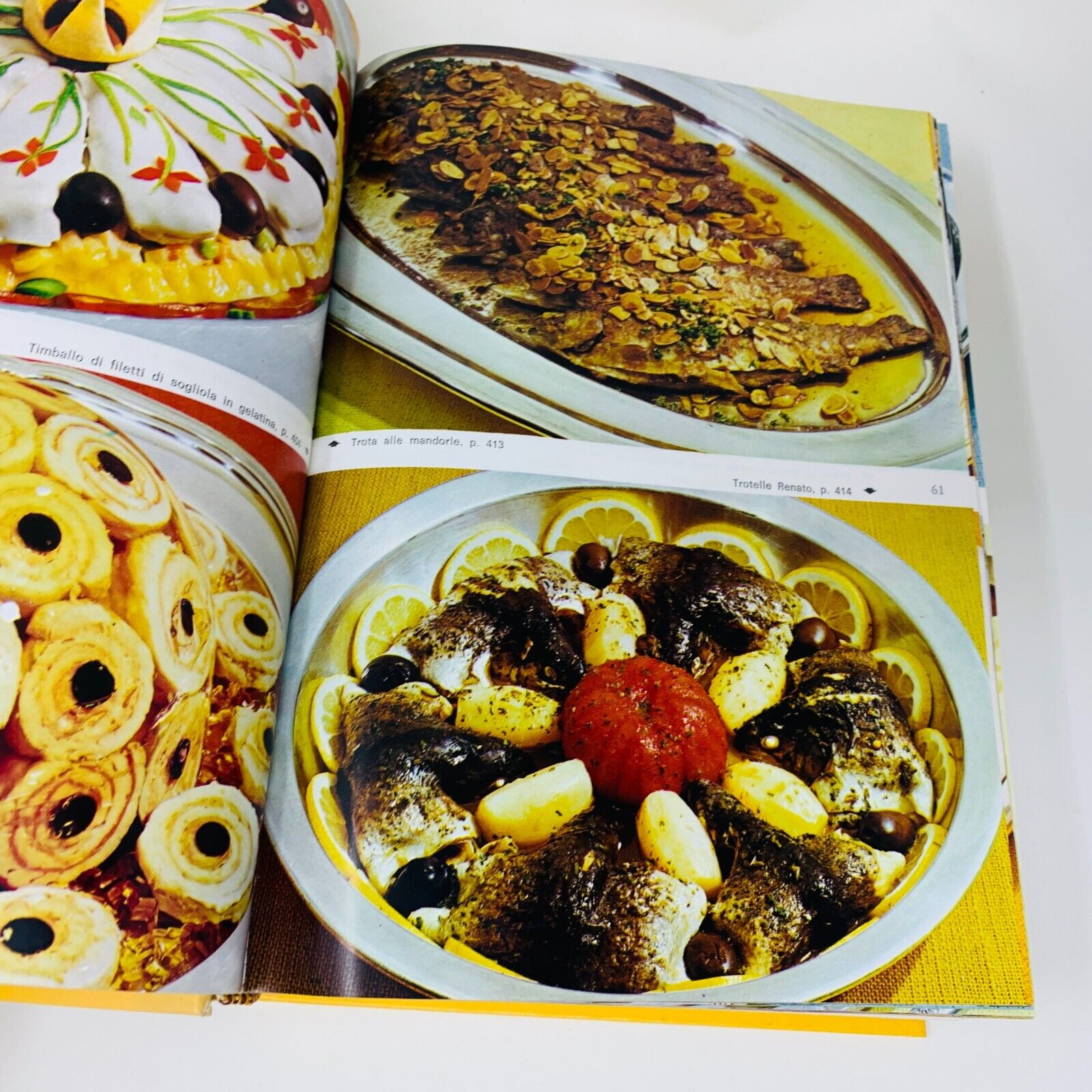1973 Pellaprat L'Arte Della Cucina Moderna Sansoni Cookbook Italian Hardcover