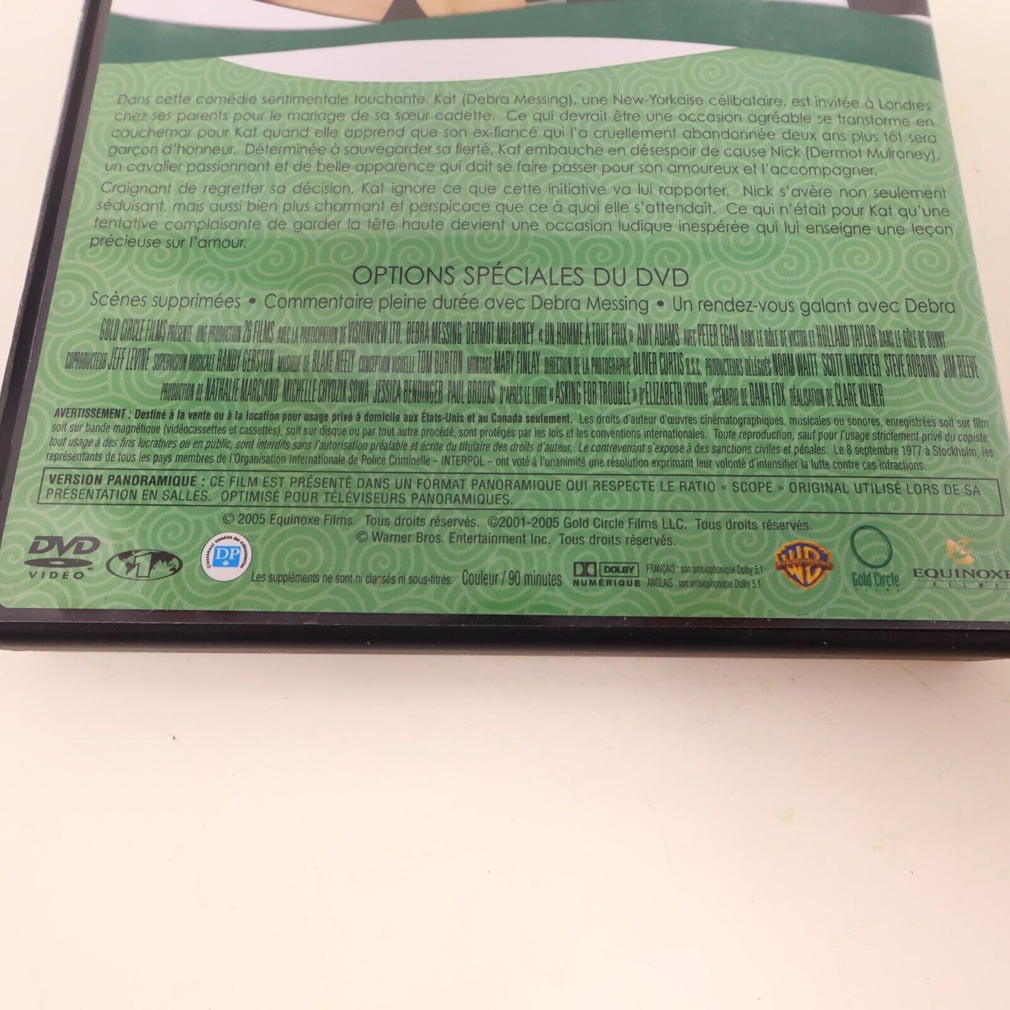 Un Homme à Tout Prix / The Wedding Date Français DVD Testé NTSC Dermot Mulroney