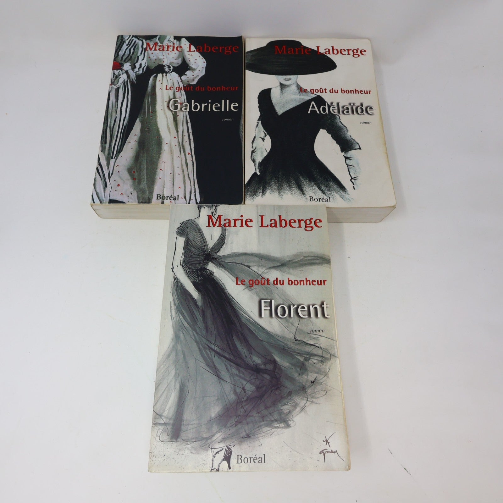 Le Goût du Bonheur #1-3 Fiction Historique Québec Lot 3 Livres Marie Laberge PB