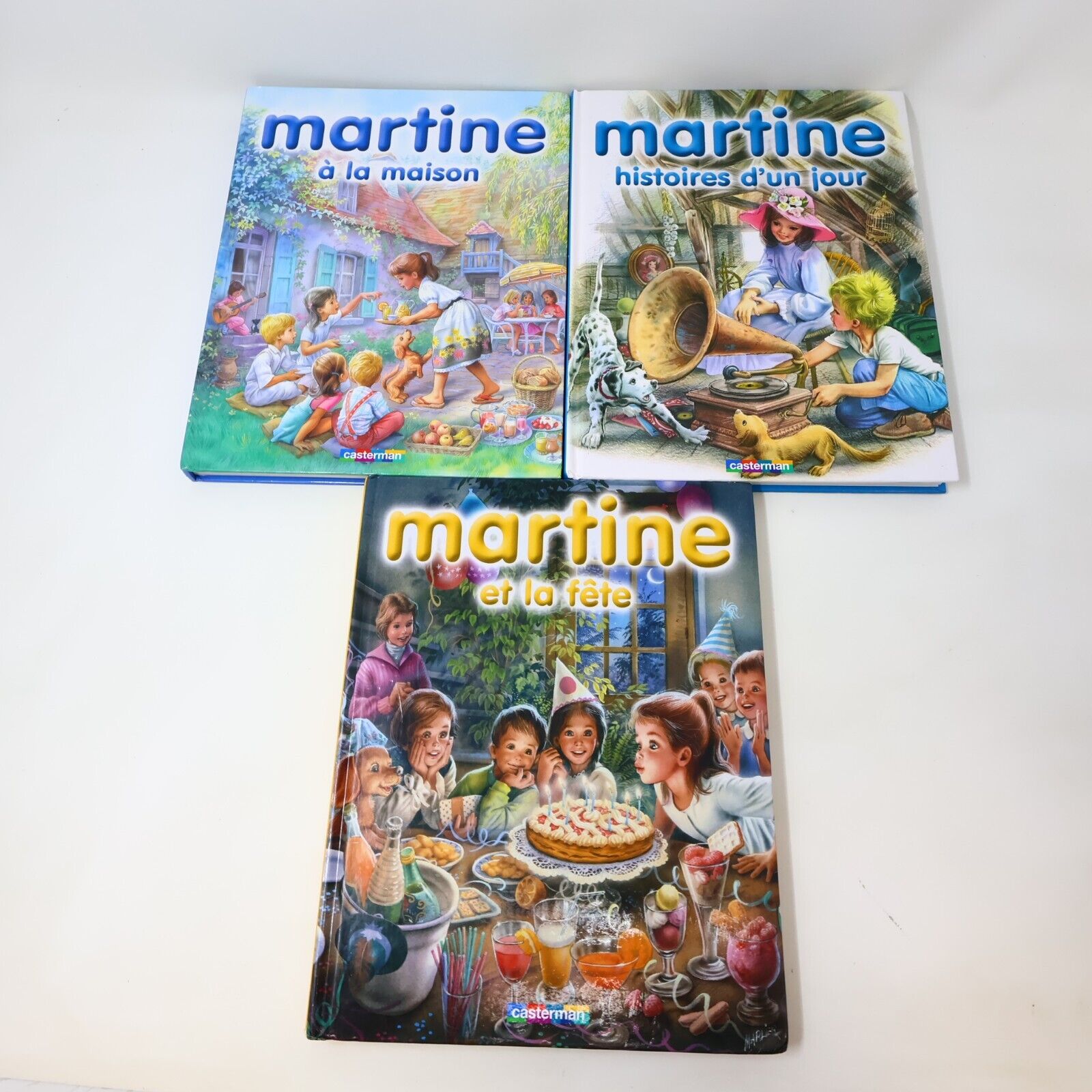 3x Martine #6-8 Omnibus Enfants Delahaye/Marlier Casterman Lot Livres Français