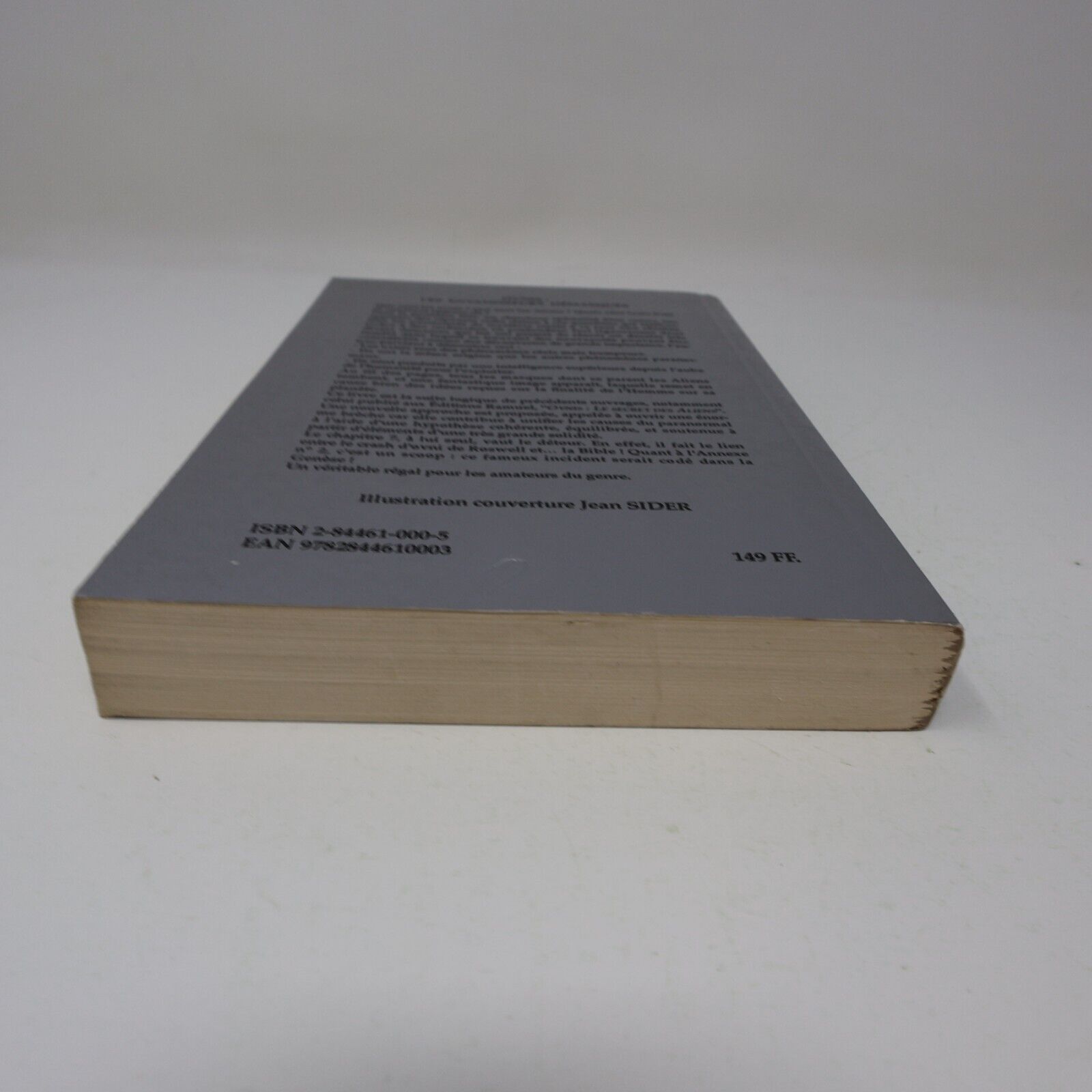 1999 Ovnis les Envahisseurs Démasqués l'Unité du Paranormal Jean Sider Ramuel PB