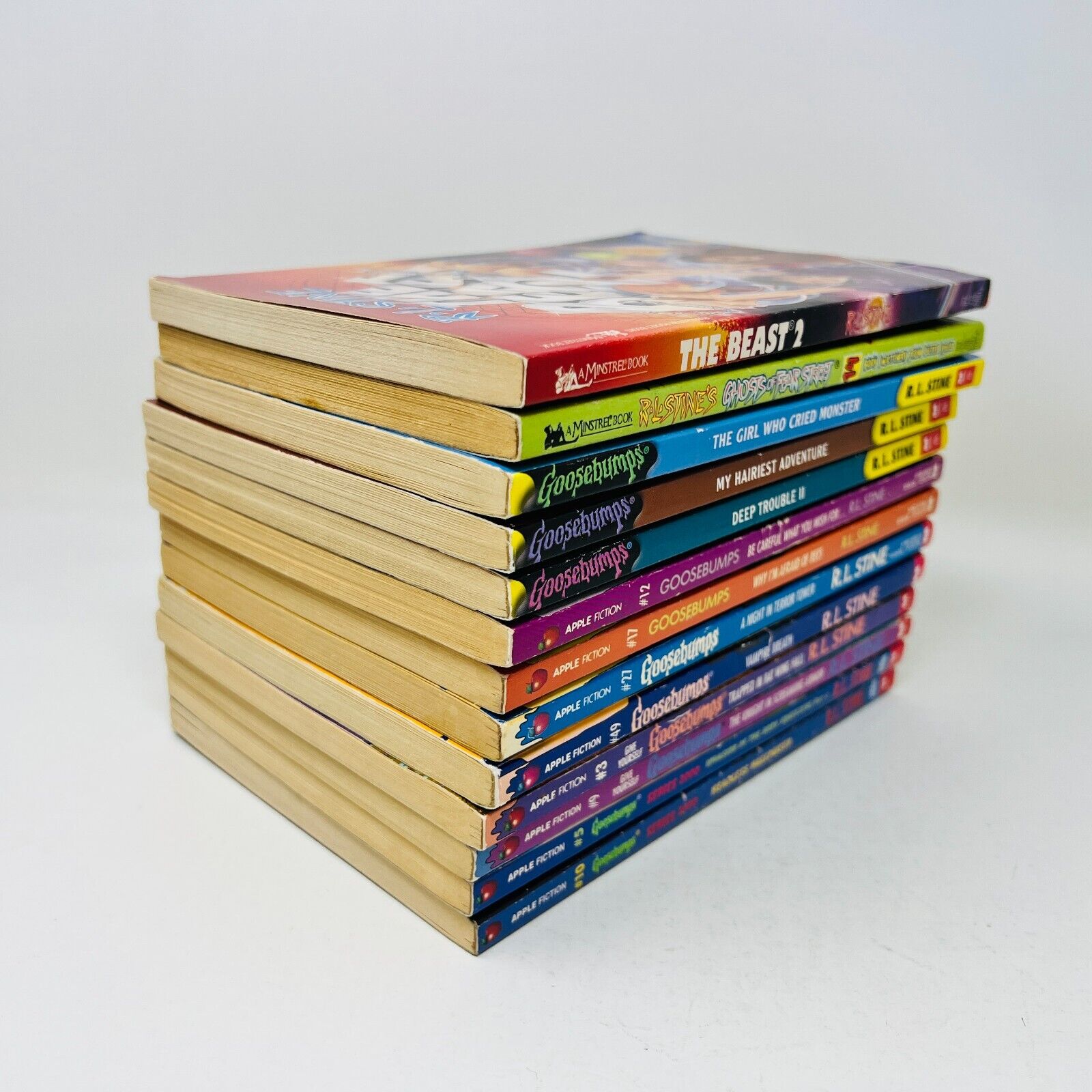 13x R.L. Stine Mixed Lot Goosebumps/Ghosts of Fear Street/Series 2000/Beast 2