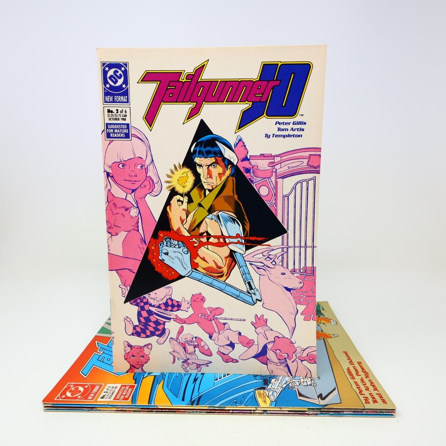 Lot 5 Comics Tailgunner Jo #2-6 Peter Gillis/Tom Artis/Ty Templeton DC 80s