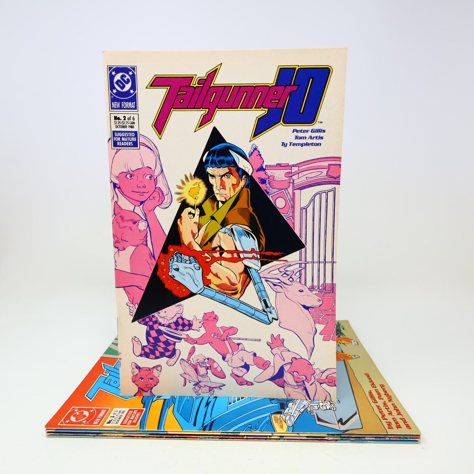 Lot 5 Comics Tailgunner Jo #2-6 Peter Gillis/Tom Artis/Ty Templeton DC 80s