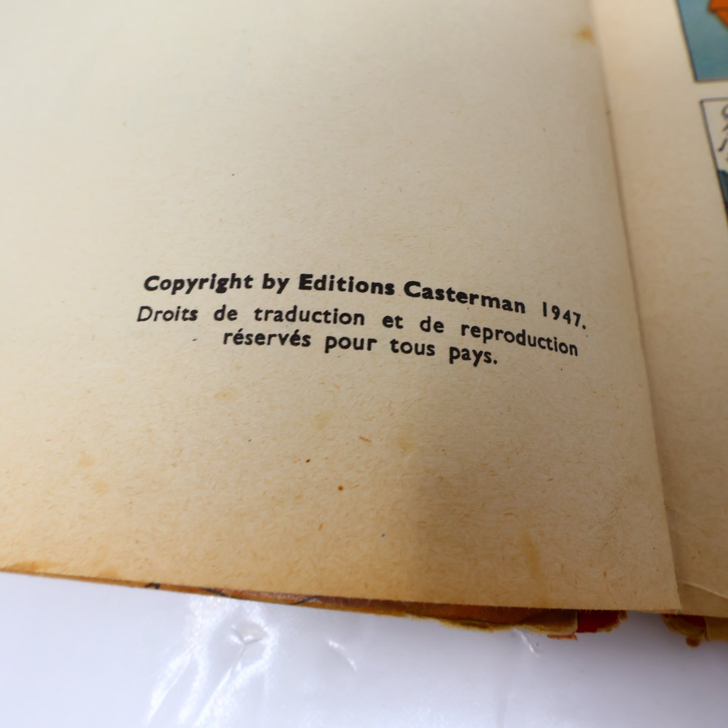 Tintin L'Étoile Mystérieuse Hergé Casterman 1954 HC B9 Belgique Français/French
