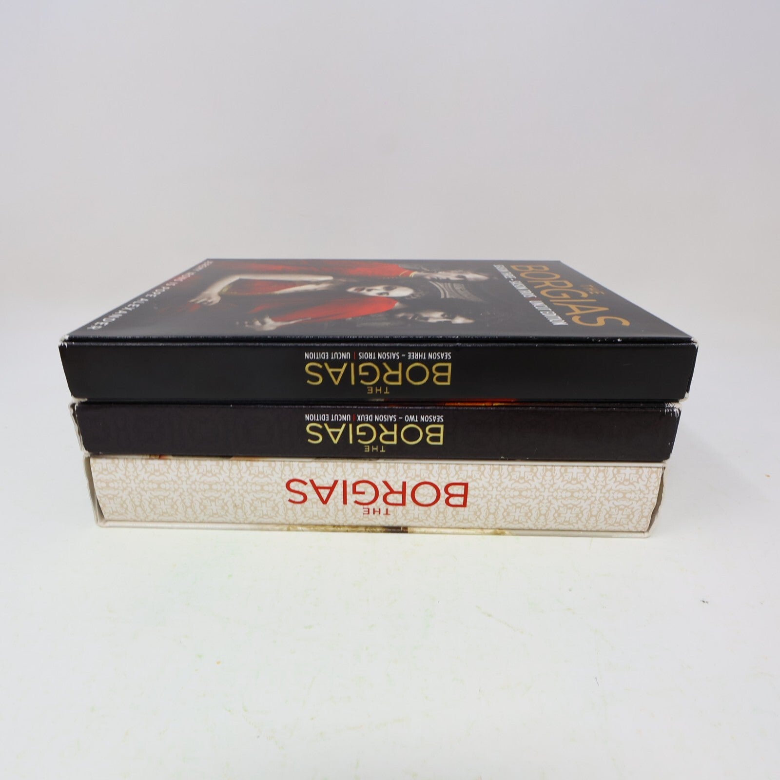 The Borgias Complete Series Uncut Season #1-2-3 DVD Set NTSC English & Français