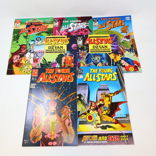 Lot 7 Comics The Young All-Stars #8 13-14 16 19-20 23 DC 1987-88 80s