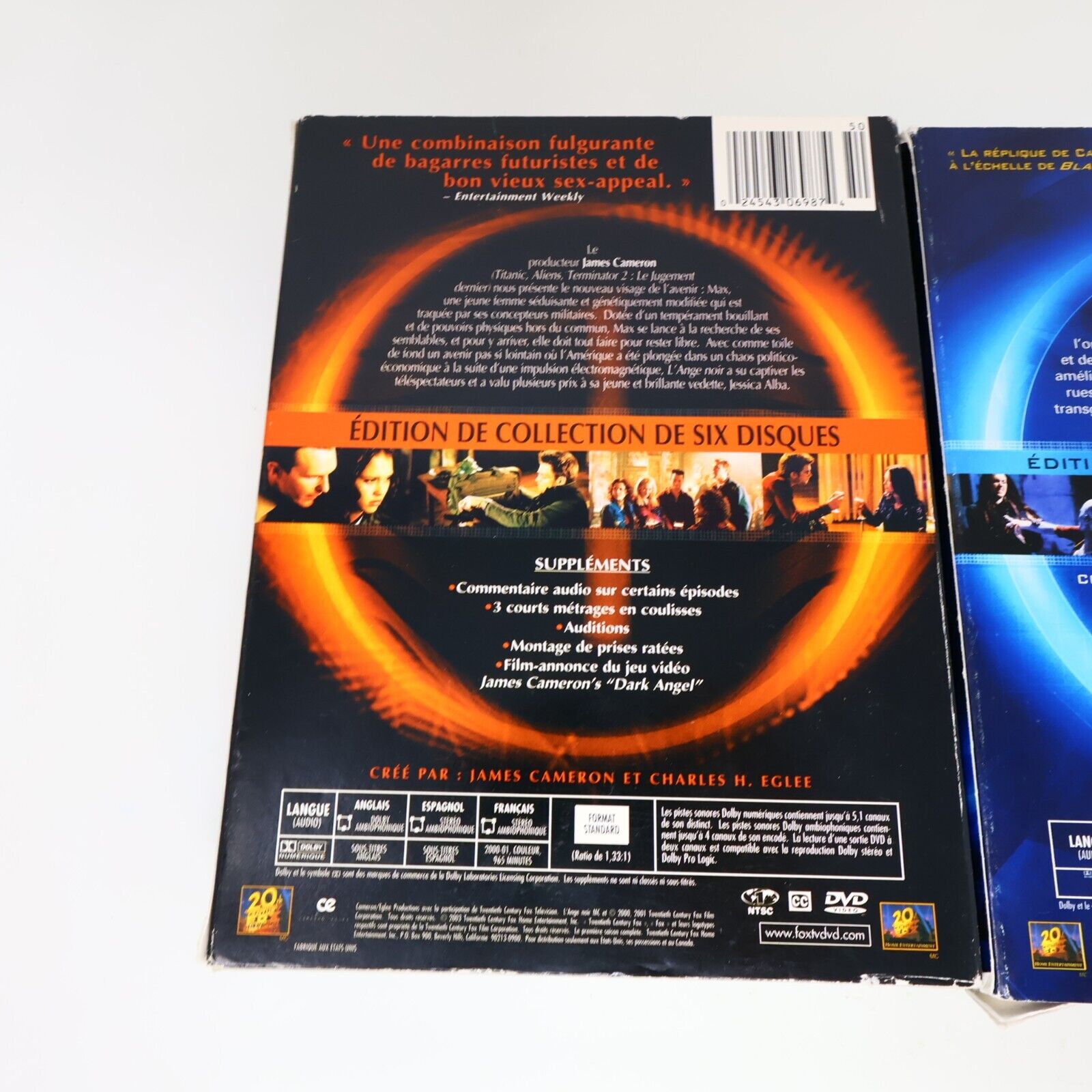 Dark Angel #1-2 DVD Complete Series James Cameron English/Français L'Ange Noir