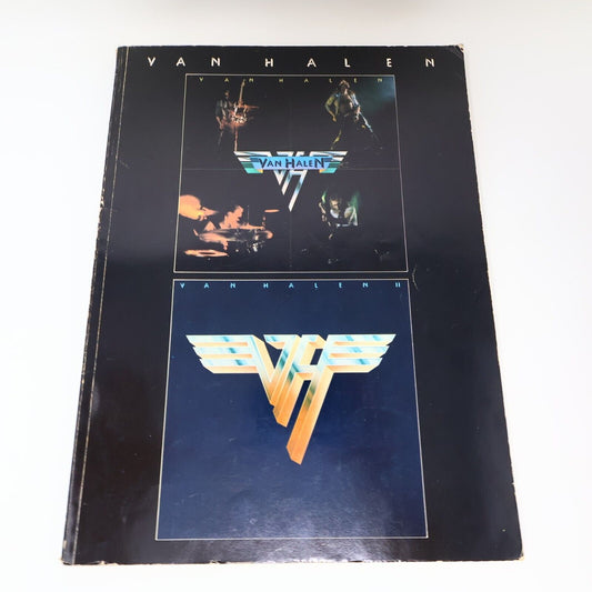 1980 Van Halen 1 & 2 Songbook Warner Bros Paperback Tablature Guitar Tab 80s PB