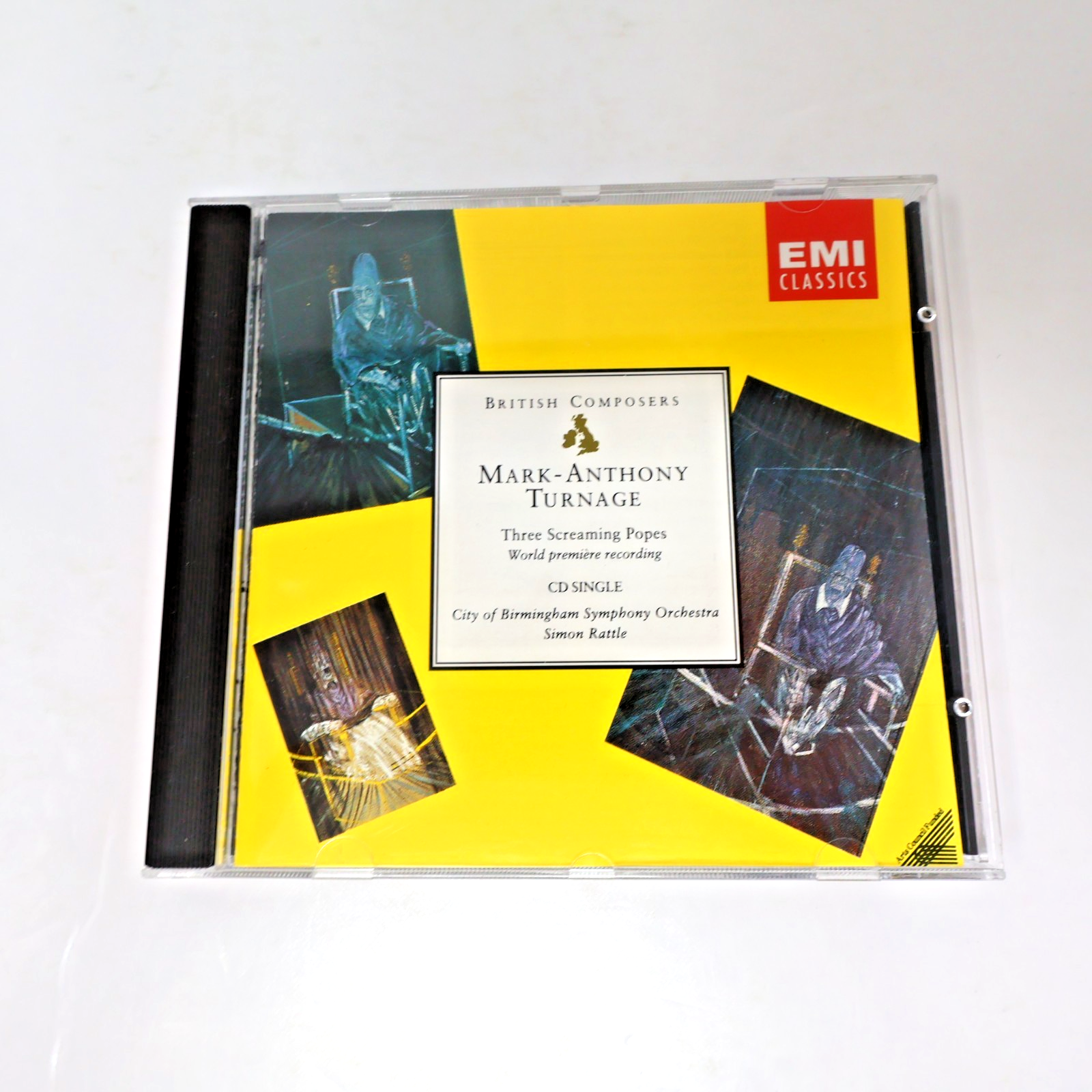 Three Screaming Popes CD Mark-Anthony Turnage/Simon Rattle EMI Classics Single