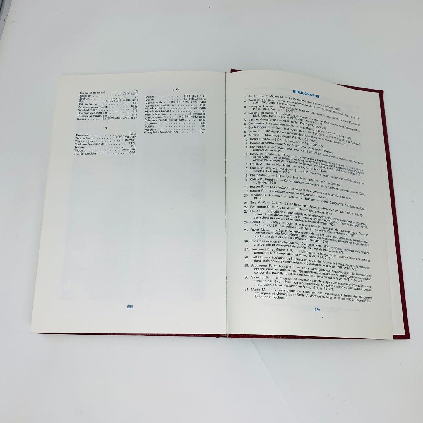 1978 La Charcuterie Crue et les Produits Saumurés Soussana Marcel Migaud Cuisine