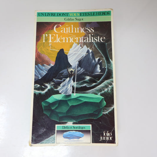 Caïthness l'Élémentaliste Gildas Sagot Défis et Sortilèges #1 LDVELH 1989 PB
