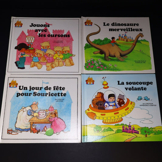 Lot 13 Livres Le Château Magique du Livre Jane Belk Moncure Grolier Français HC