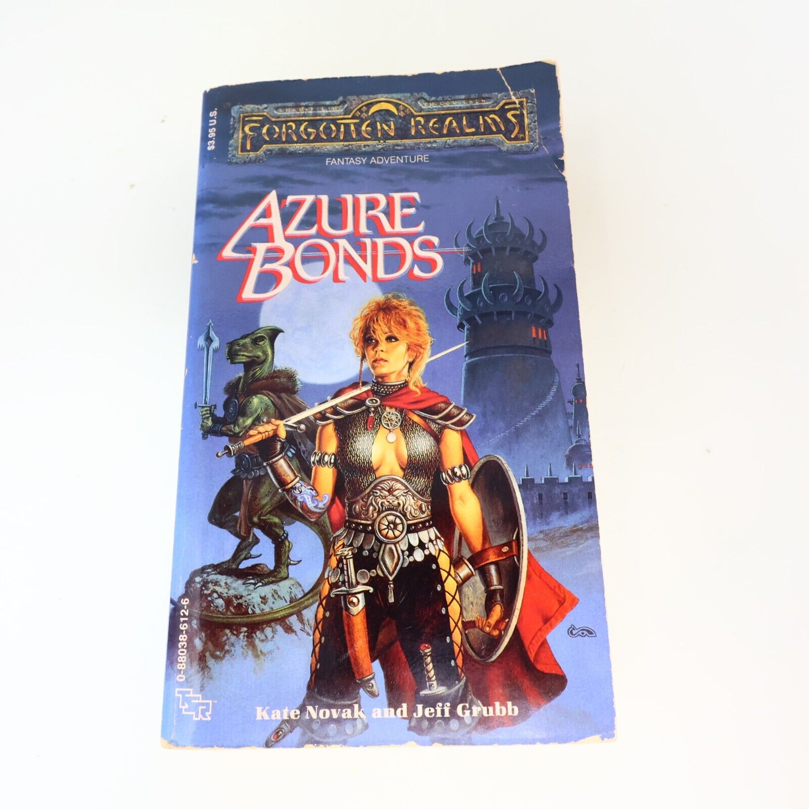 1988 Forgotten Realms Azure Bonds by Jeff Grubb Kate Novak TSR Fantasy 1st Print