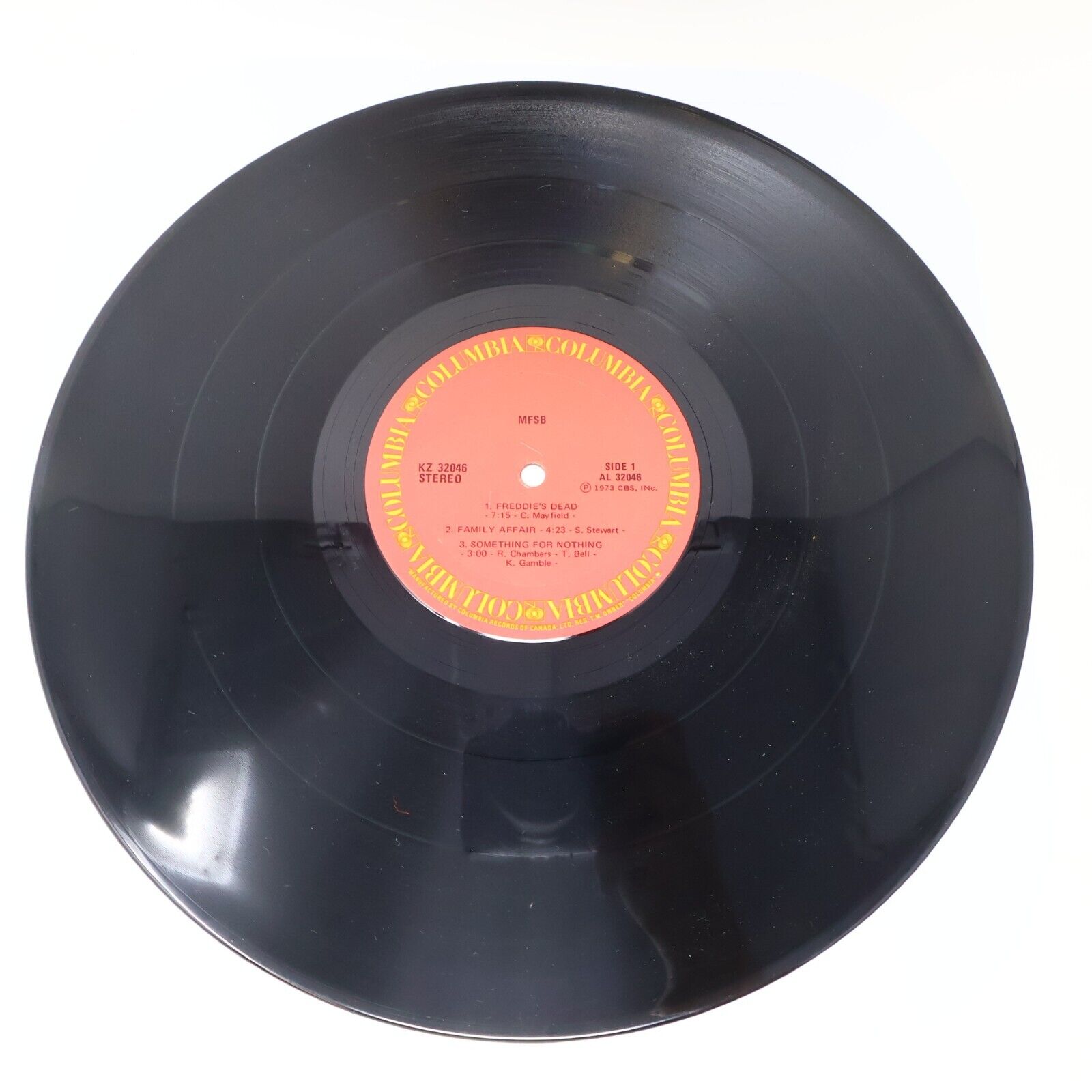 MFSB Self Titled LP Record Vinyl KZ 32046 Canada Columbia Something For Nothing