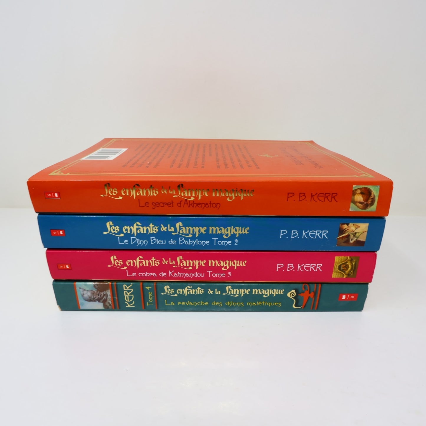 Les Enfants de la Lampe Magique #1-4 Lot 4 Livres P. B. Kerr Français French PB