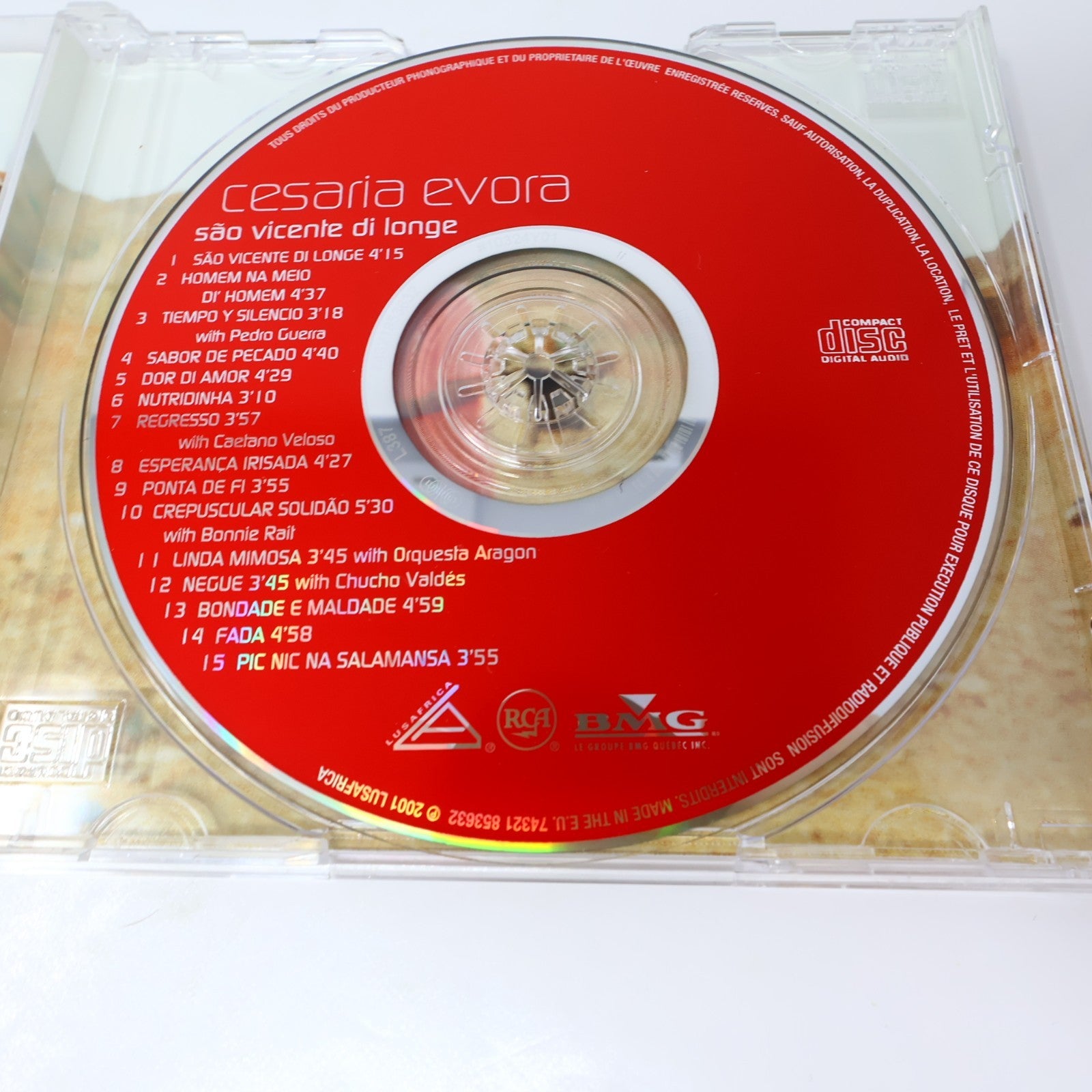 Cesaria Evora 4 CD Lot Café Atlantico/Miss Perfumado/Voz D'Amor/Sao Vicente di