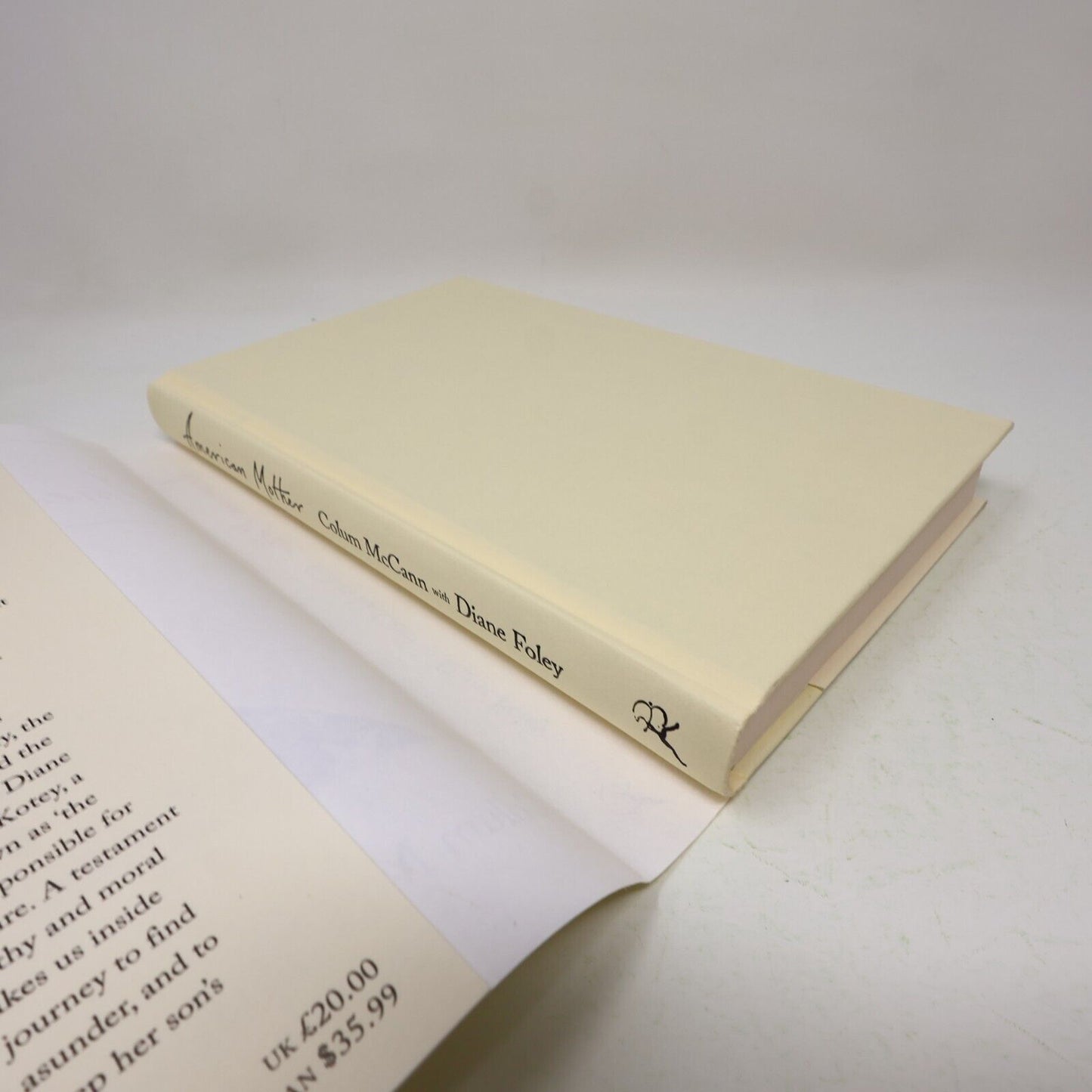 2024 American Mother Colum Mccann Diane Foley Bloomsbury Hardcover Novel Crime